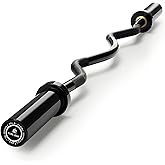 LIONSCOOL Premium 4ft/5ft/6ft/7ft Olympic Barbell for Strength Training, Weightlifting, 2 Inch EZ Curl Bar for Squats, Power