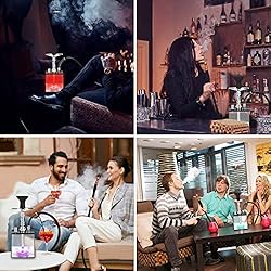 Hookah, Get Funky Cube Acrylic Hookah Set Shisha
