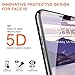 [3 Pack] GUSGU Screen Protector Compatible for iPhone X Full Coverage Tempered Glass Film [Easy Installation] 9H+ Hardness HD Compatible for 5.8 inch Apple iPhone 10
