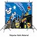 Superheros Photo Backdrop and Birthday Banner Superhero Party Supplies for Any Celebration - Superheroes Wall Decorations - Super Hero Cityscape for Boys or Girls