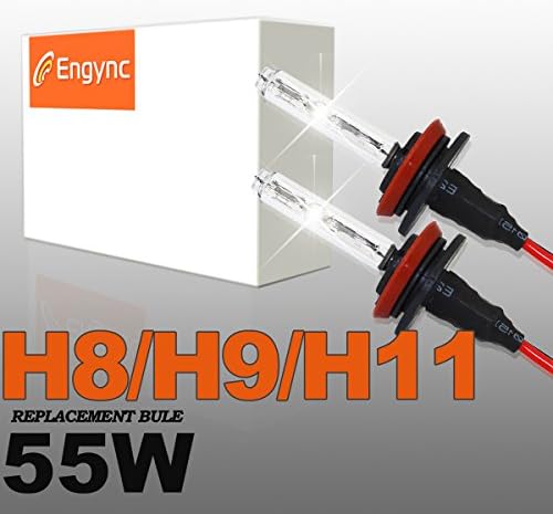 Engync® 55W H11 Xenon HID Replacement Bulbs | Hi/Low 5000K OEM White Color