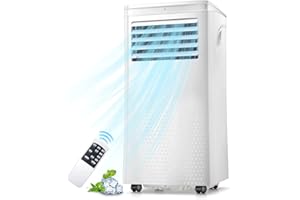 Joy Pebble Portable Air Conditioner,8000BTU Portable AC Unit for Room Cools up to 350 sq.ft, 3 In 1 Air Conditioner with Cool,Fan and Dehumidifier, Remote Control&24Hour Timer