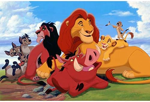 Amazon Co Jp 解凍木製パズル漫画アニメライオンキングシンバのパズル子供の早期教育の教育おもちゃのアダルト千個キッドのために D 9 16 Color C Size 1500pc おもちゃ