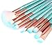 AccMart Makeup Brushes, 11PCS Mermaid Make Up Highlighter Eyebrow Eyeliner Blush Cosmetic concealer Foundation Brushes