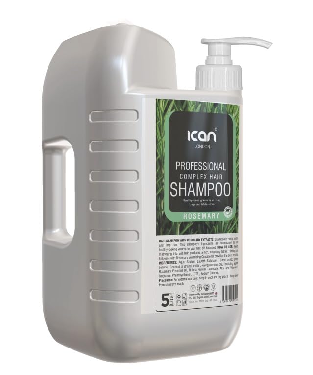 ican London Rosemary Professional Salon Formula Shampoo 5 litre (5000ml)