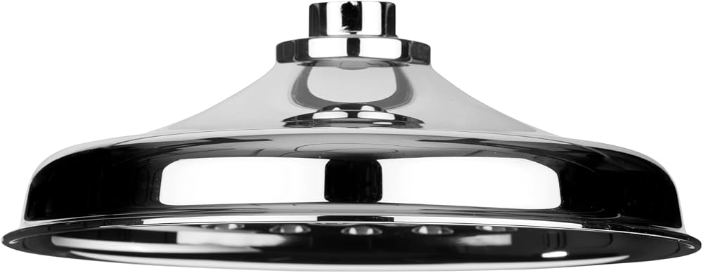 Croydex AM169841 Traditional Rain Shower Overhead Stainless Steel Silver