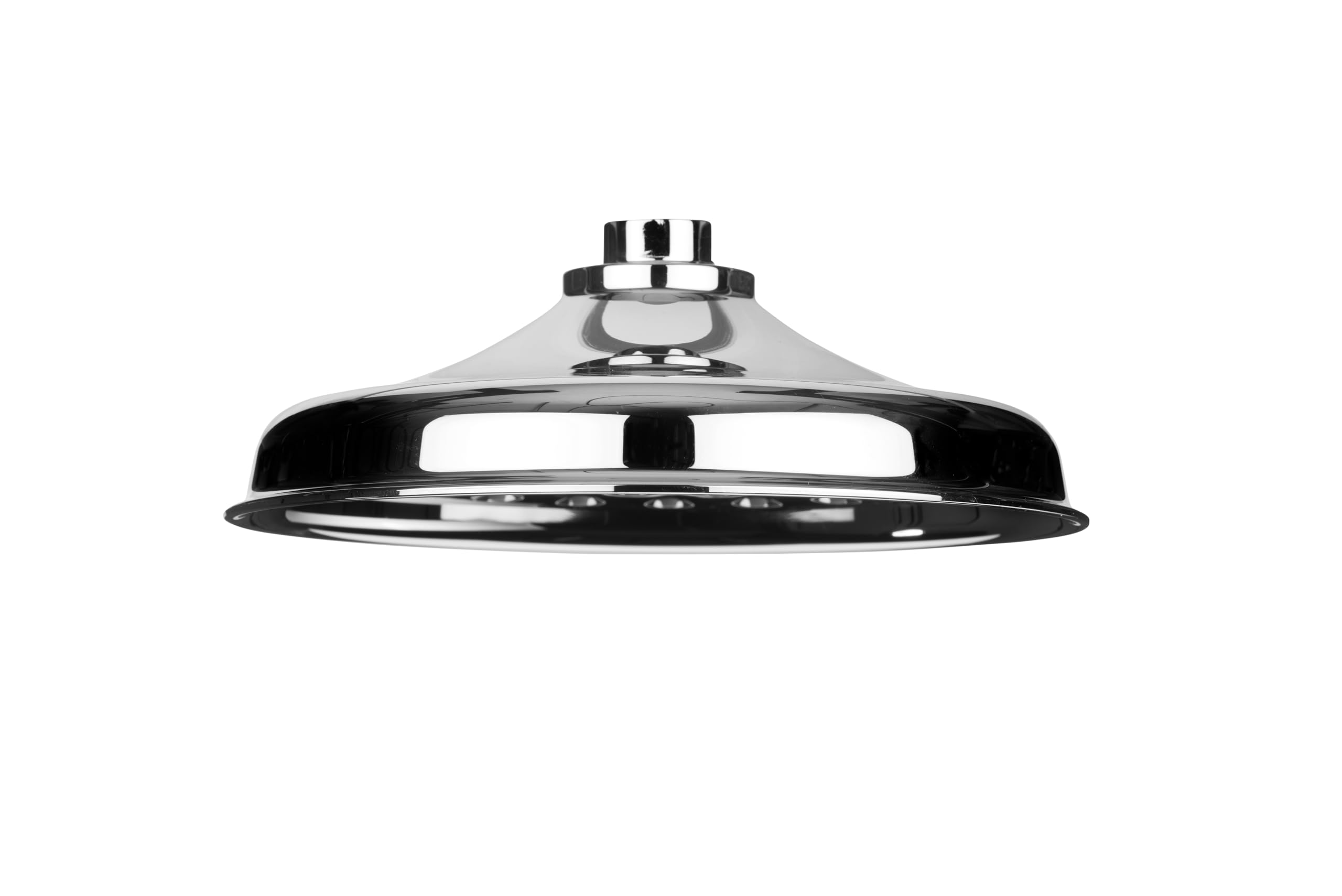 Croydex AM169841 Traditional Rain Shower Overhead, Stainless_Steel, Silver, 17.3x2.5x3.5 cm