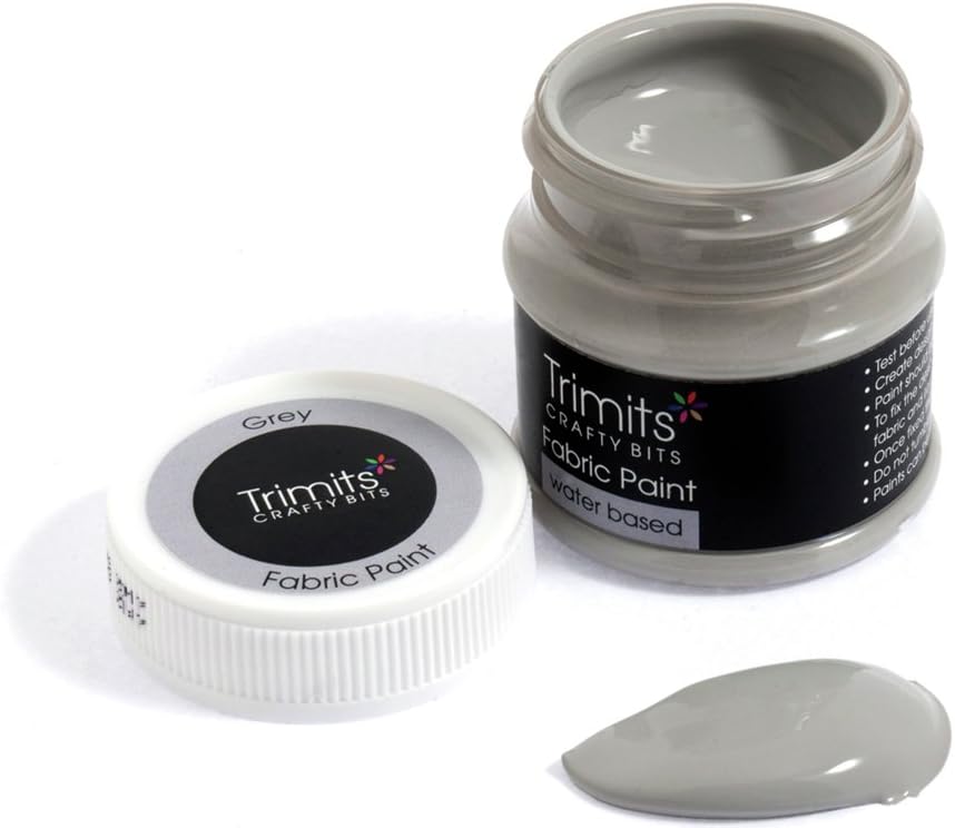 TimitsFabric Paint: Pot: 50ml: Grey Code: FP50/22