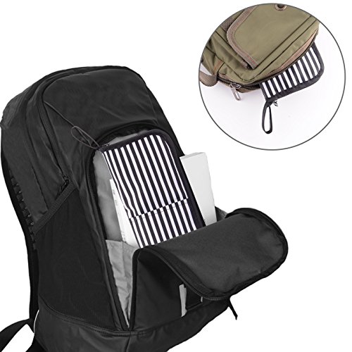 liangdongshop Universal Water-absorbing Umbrella Phone Holder Case Waterproof Wet Folding Umbrella Cover Storage Bag With Loking Carabiner 11.02"x4.72"(1 Pcs Pack)