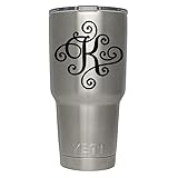 ViaVinyl Monogram die cut decal/sticker. CLICK FOR