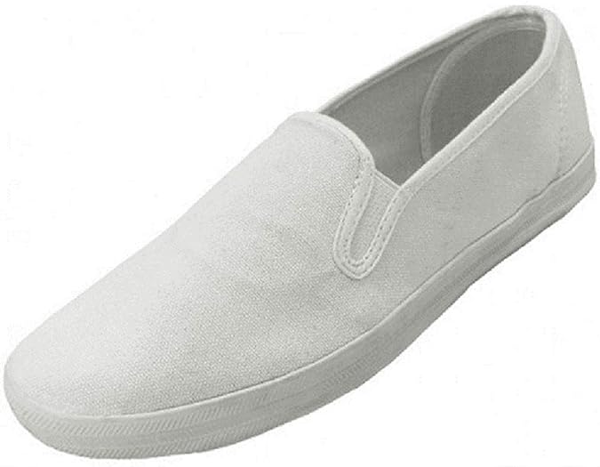 mens canvas deck shoes wide width
