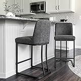 MAISON ARTS Counter Height 24" Bar Stools Set of 2