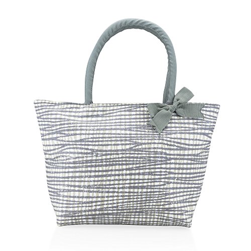 Raymond Waites Insulated Lunch Tote, Heat Sealed, Leak Proof, Meal Prep, 100% Cotton, for Women, Men, Lunch Boxes for Kids & Adults (Heather Grey)