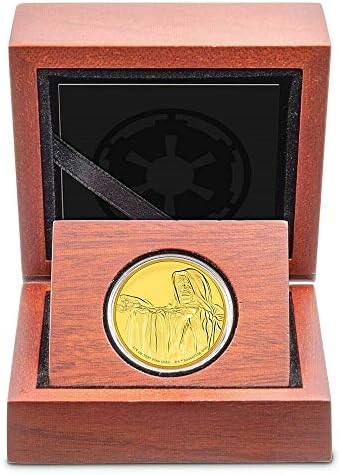 TGBCH Star Wars Classic Emporer Palpatine Gold Proof 25 Dollars Niue mni