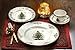 Spode Christmas Tree Gold Teacup and Saucer, Set of 4
