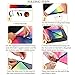 iBaseToy Huge Rainbow Kite for Kids and Adults with String & 3 Different Tails - Easy Flyer Kite for Outdoor Games Activities, 47