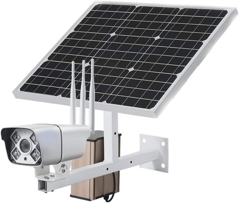 HERAHQ Outdoor Security Camera, Solar Battery Power Supply 4g Camera Without Electricity, No Network Surveillance Camera Ip66 Waterproof,2MP+32G