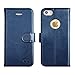 OCASE Wallet Case for iPhone SE 2016 Edition/iPhone 5S/ iPhone 5 [Card Slot] [Kickstand] Leather Wallet Flip Case for Old iPhone SE/ 5S/ 5 Devices - Blue