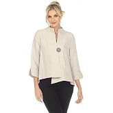 IC Collection Crinkle Jacquard One-Button Jacket