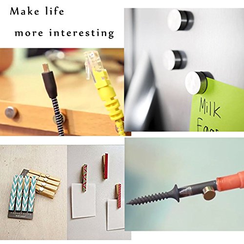 image for Grtard Gratard magnet 500pcs Round Magnets for Refrigertor Magnets Whi