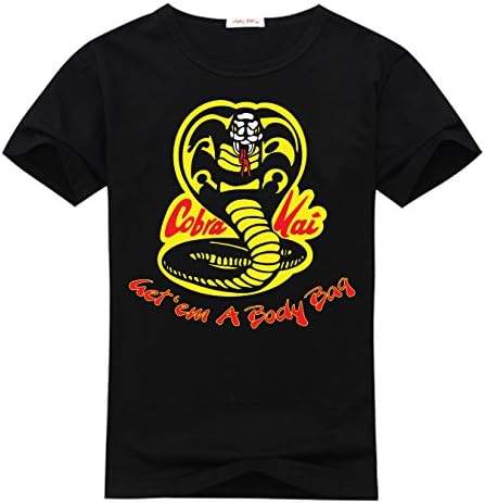 Dlaqdgog Men's Cobra Kai A Body Bag Short Sleeve T-Shirt Shirt