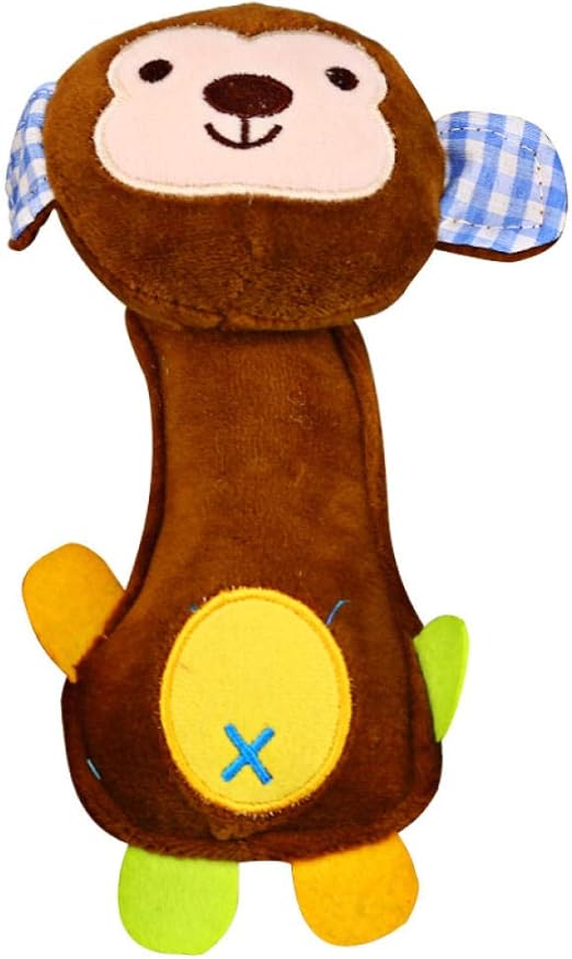 Hunde Kauspielzeug Mit Quietscher - Plüschtier In Tierformen Für Welpen & Hunde