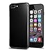 iPhone 7 PLus Case, Basse Shock- Absorption TPU & Tempered Glass Back Protective Cover Case for iPhone 7 Plus/ iPhone 8 Plus (5.5 inch) – Black