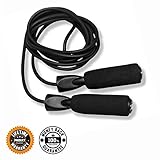 #1 Recommended Jump Rope for Cardio Training :: $1 From Every Purchase is Donated to Cancer Research :: FREE Workout Ebook Included :: Premium Quality :: Top Rated Boxing and CrossFit Speed Rope :: Protect Your Investment Skip Rope Comes With a 100% Money Back Guarantee and Lifetime Product Satisfaction Warranty