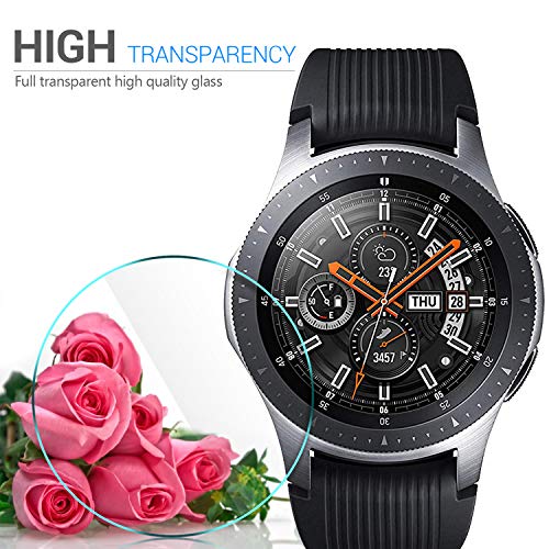 IVSO Samsung Galaxy Watch 2018 Screen Protector, [Scratch-Resistant] [No-Bubble ] 9H Hardness HD Clear Tempered Glass Screen Protector for Samsung Galaxy Watch 2018 46mm SM-R800 Smartwatch(1pcs) - Thumbnail 5
