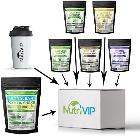 9 Day Detox & Weight Loss Package - Choose from 6 Flavours of Diet Protein Shake - Includes Tips, Instructions & Plan (Banana)
