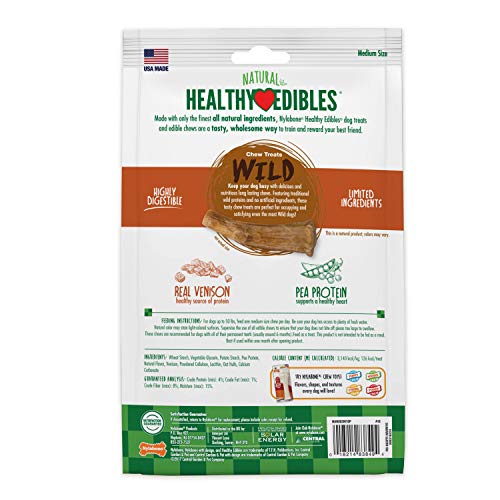 Nylabone Healthy Edibles Wild Venison Dog Treats - Image 2