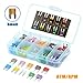 GlowGeek 100pcs Assorted Auto Car Truck Small Blade Fuse Assortment 2 3 5 7.5 10 15 20 25 30 35 AMP Car Boat Truck SUV Automotive Replacement Fuses - Low Profile Mini Small ATM/APM Blade Fuses