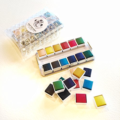 Field Artist REPLACEMENT HALF PAN WATERCOLORS Includes Paint Insert/Refill Tray