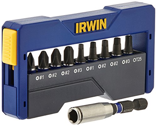 Irwin Tools 1866983 Impact Performance Series Insert Bit Pocket Set (10 Piece)