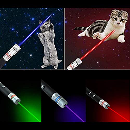 Pet Cat Catch Interactive Light Toy Multifunctional Presenter Make Your Pets Easier and More Enjoyable, Green Blue Red Powered by 2 AAA Battery (Not Included) - Thumbnail 2