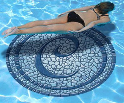 Dartboard Pool Mat, Pool Art, 29 Inches, Vinyl, Works in Any Pool - Thumbnail 3