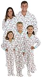 SleepytimePjs Family Matching Polar Bears Onesie PJs Footed Pajamas
