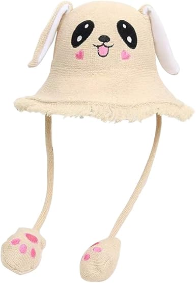 Duk3ichton Bolsa De Aire Con Diseno De Orejas De Dibujos Animados Para Ninos Y Ninas Color Rosa Verde Caqui Talla Unica Amazon Es Ropa Y Accesorios