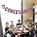 Kitticcino Baseball Theme Concessions Banner, Baseball Birthday Sports Party Supplies Decoration, Pre-strung party Decor