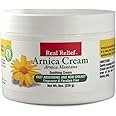 Real Relief Arnica Cream Natural, Soothing, Non-Greasy & Unscented Cream for Pain Relief, 8 oz (Pack of 1)