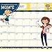Orange Circle Studio 2017 Magnetic Monthly Calendar Pad, Mom's Do It All (18524)