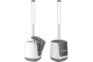 SetSail Toilet Brush 2 Pack Toilet Bowl Brush and Holder Toilet Cleaner Brush with PP Bristles Ventilated Toilet Brushes for 