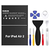 KUBOM for iPad Air 2 Battery Replacement, Full