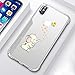 iPhone X Case, JAHOLAN Amusing Whimsical Design Clear Bumper TPU Soft Case Rubber Silicone Skin Cover for Apple iPhone X (2017 Release) - Cute Elephant