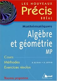 Algèbre et géométrie, MP