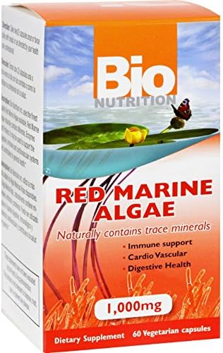 2Pack! Bio Nutrition Red Marine Algae - 1000 mg - 60 Vegetarian Capsules