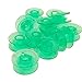 YEQIN 20pcs Green Bobbins #4125615-45 #4123078-G #4131825-45 For Viking Designer Platinum Lily Series White Home Pfaff
