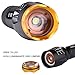 HUNTER COAST Tactical Led Flashlight (Flashlight Gold)