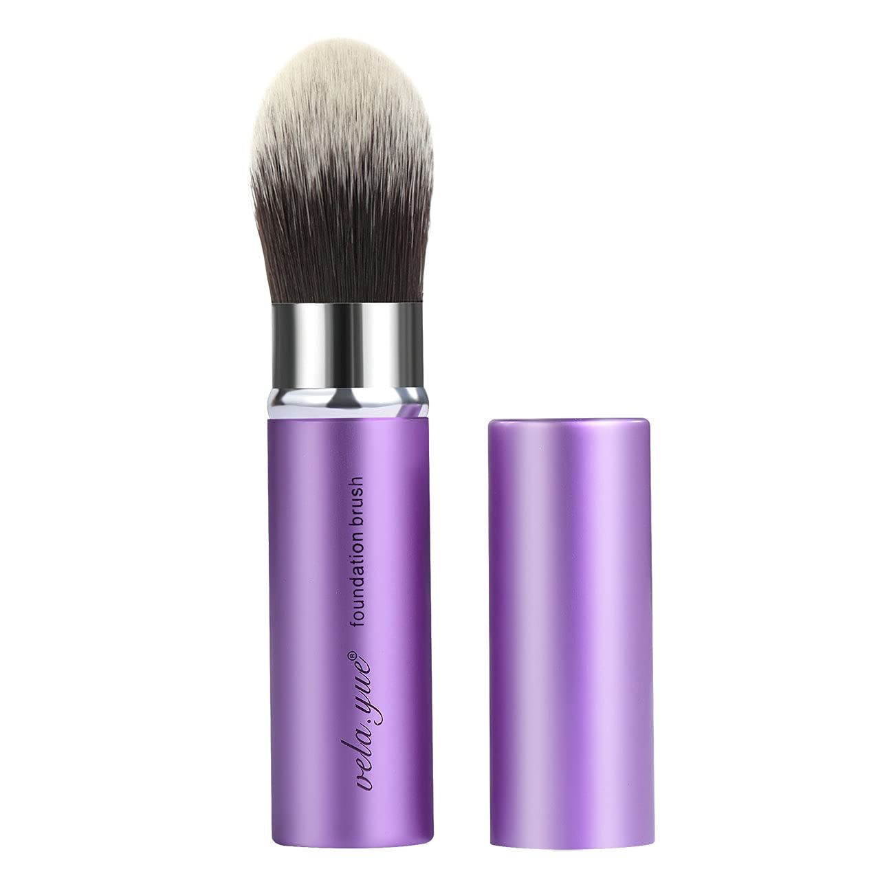 vela.yue Retractable Kabuki Brush Face Pointed Foundation Makeup Brush