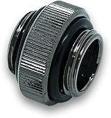 EK Water Blocks EK-AF Extender 6mm M-M G1/4 Black Nickel Nickel view 1
